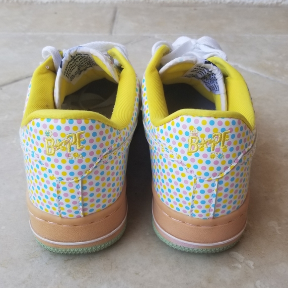 A Bathing Ape Bapesta FS-001 Pink/Sax - Picture 4 of 9